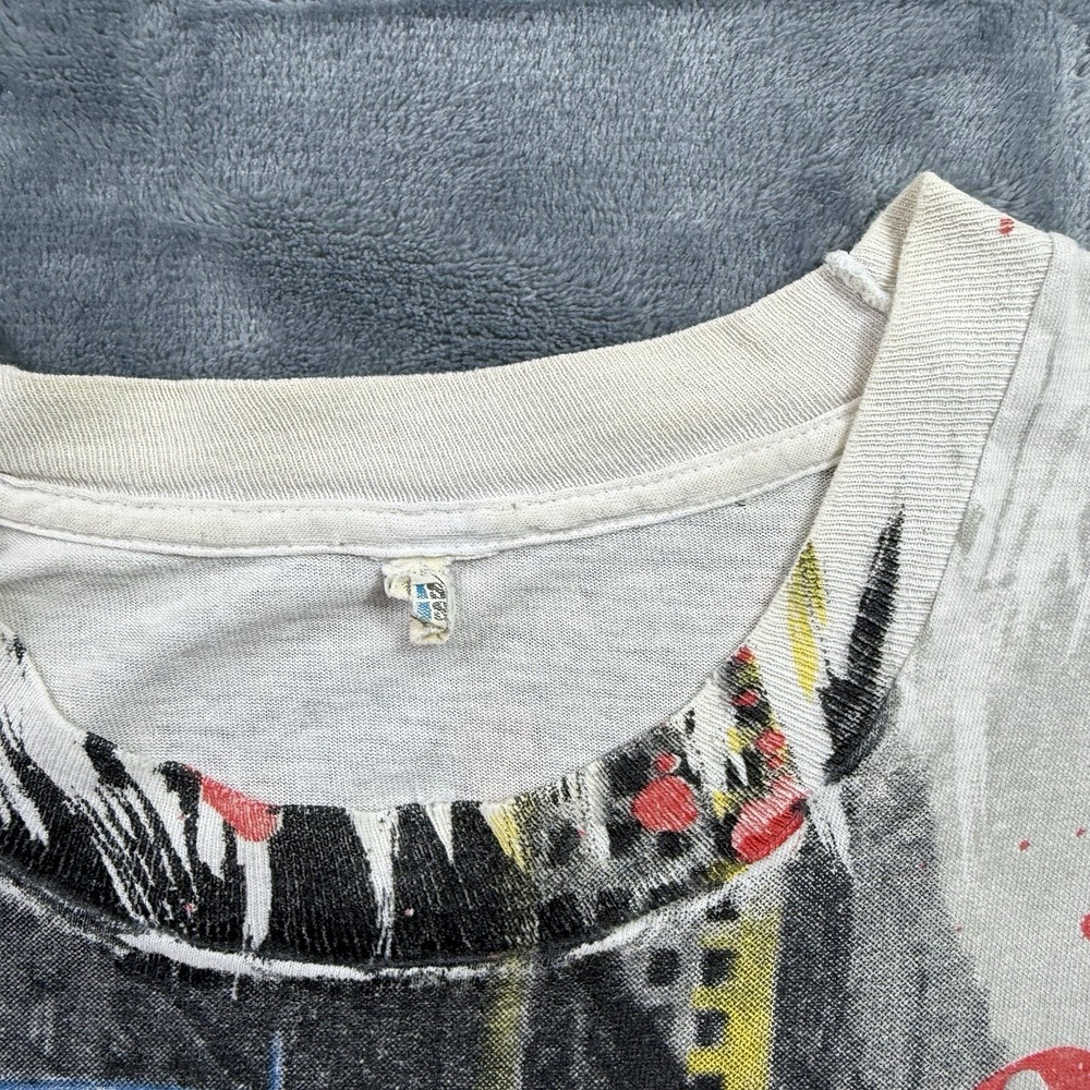 Guns N Roses 1992 Dead Horse AOP band T-shirt Distressed Vintage Band Tee XXL - Picture 6 of 9
